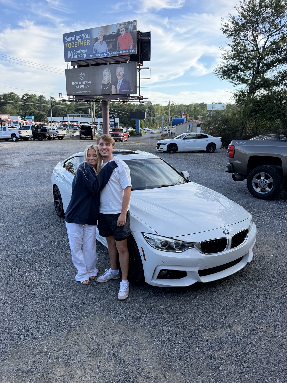 Andrew with their 2016 BMW 428i Gran Coupe M Sport purchased from TMT Motors