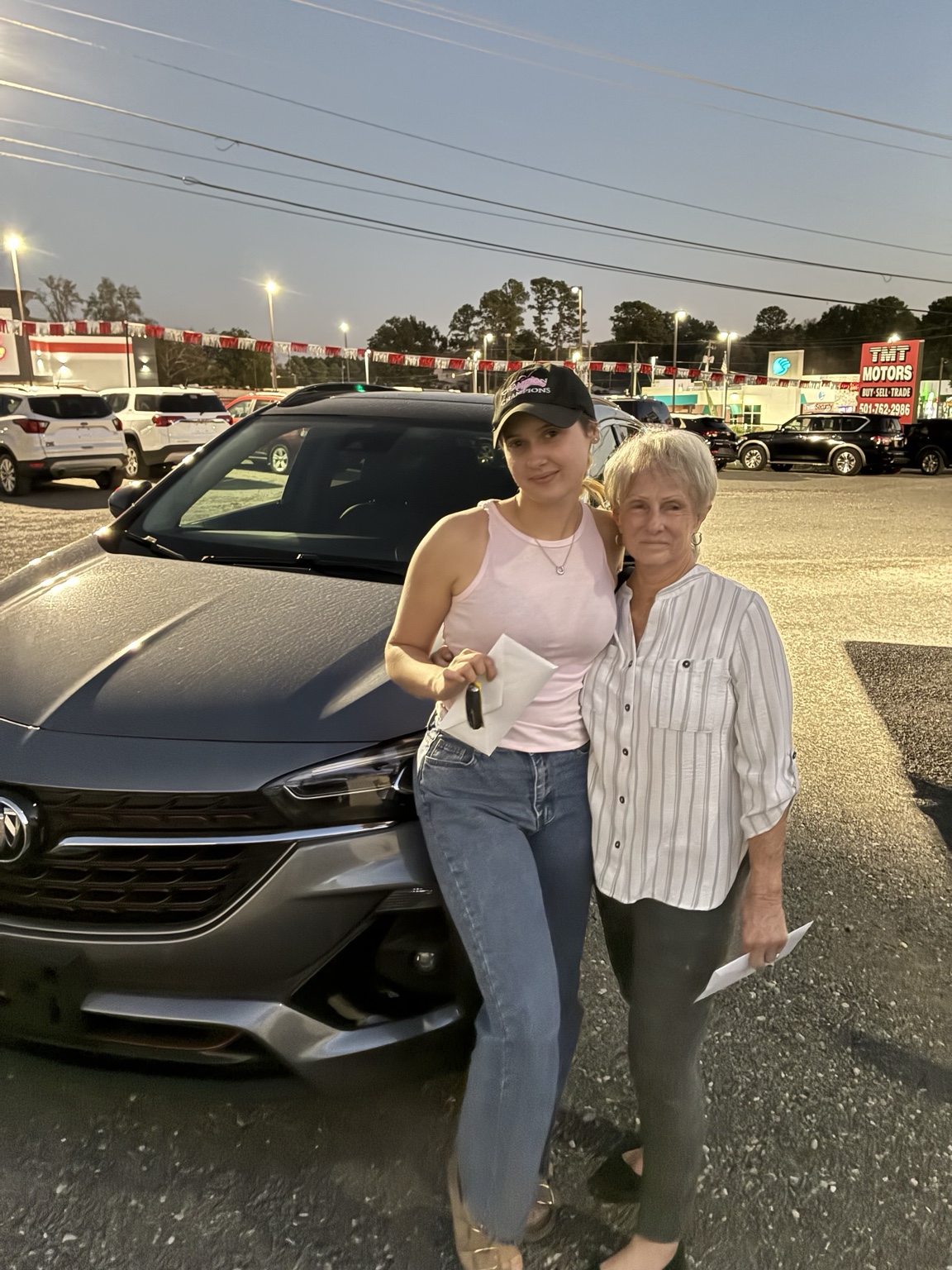 Isabela with their 2020 Buick Encore GX Essence purchased from TMT Motors