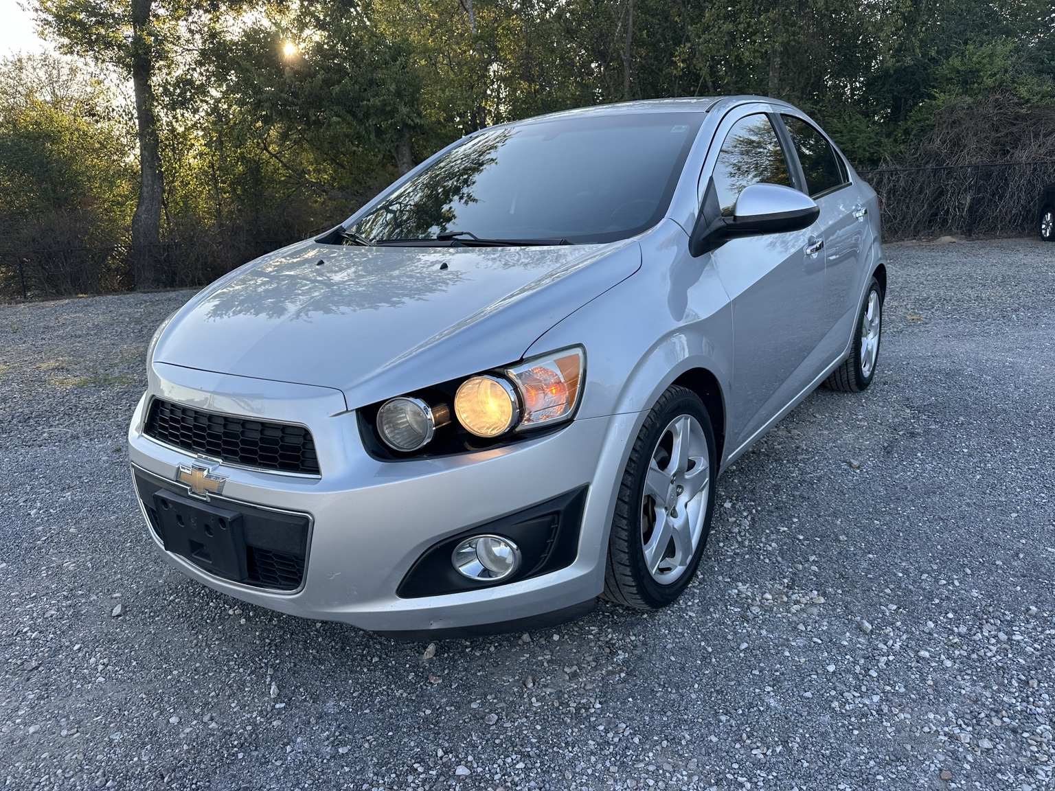 Silver 2016 Chevrolet Sonic LTZ