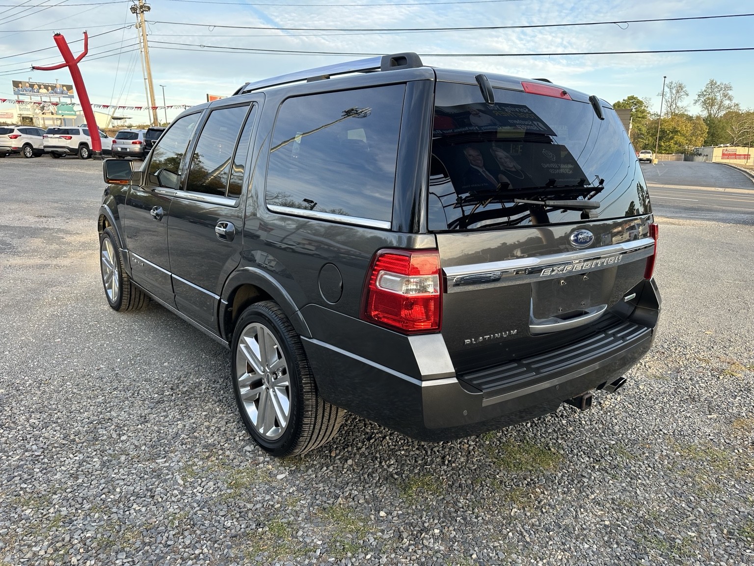 Brown 2017 Ford Expedition Platinum front exterior view