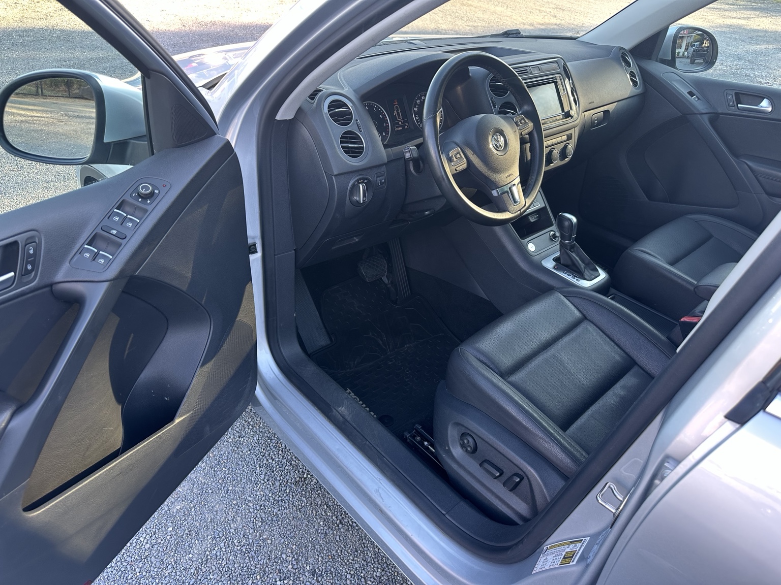 Silver 2017 Volkswagen Tiguan Wolfsburg interior view