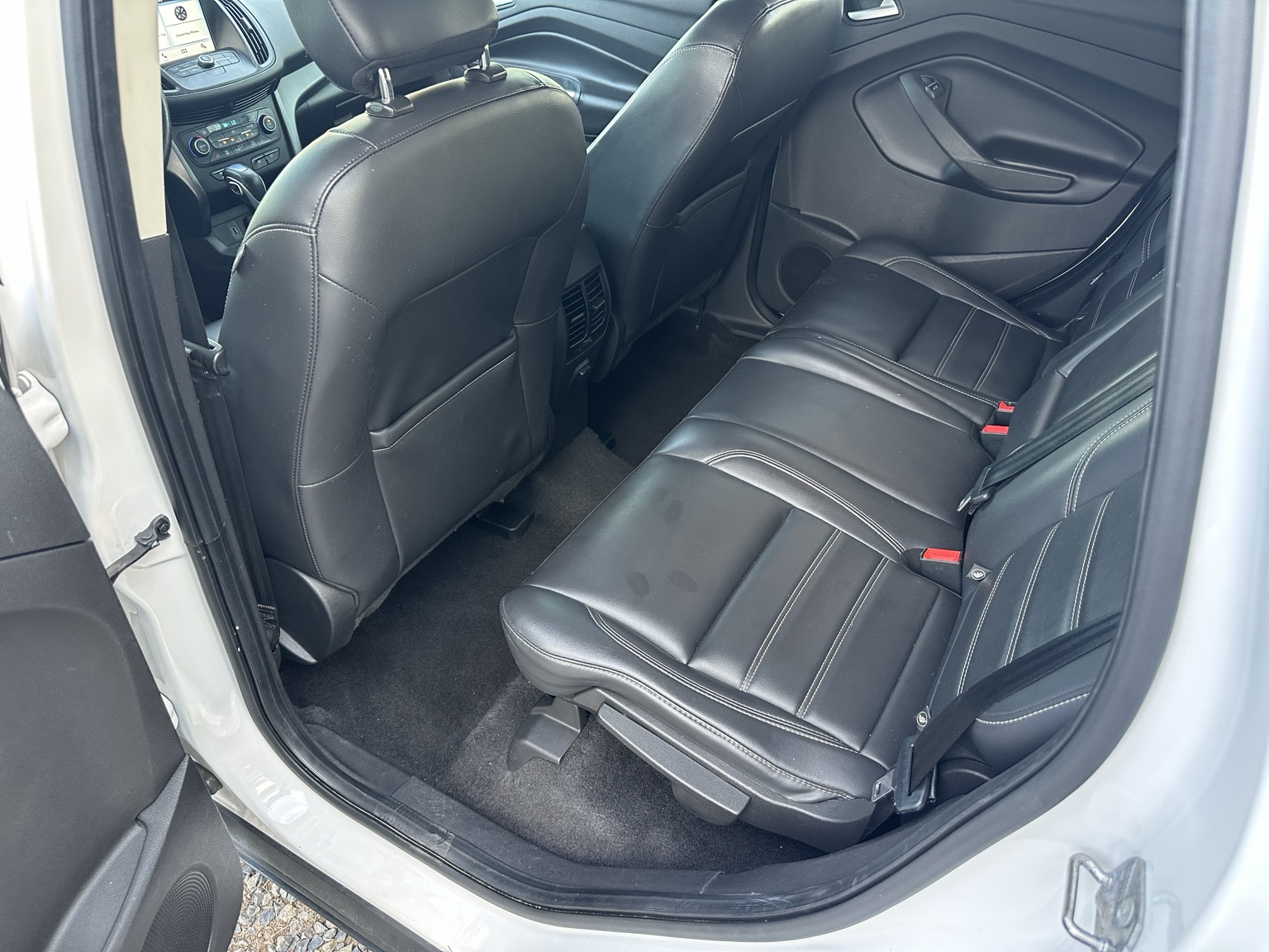 White 2019 Ford Escape SEL dashboard and controls