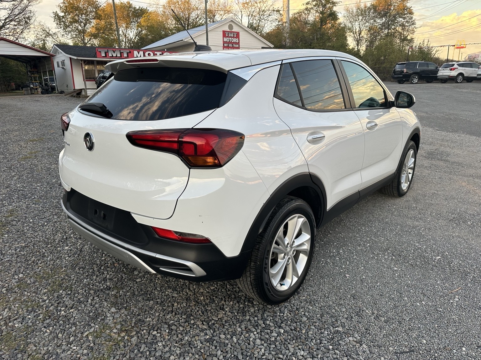 White 2020 Buick Encore GX Preferred side exterior view