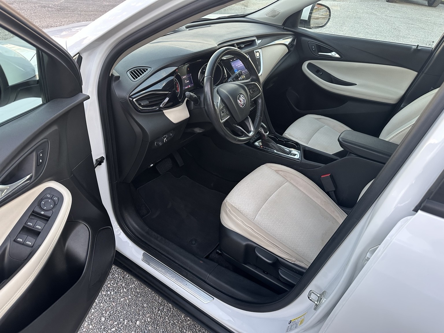 White 2020 Buick Encore GX Preferred interior view