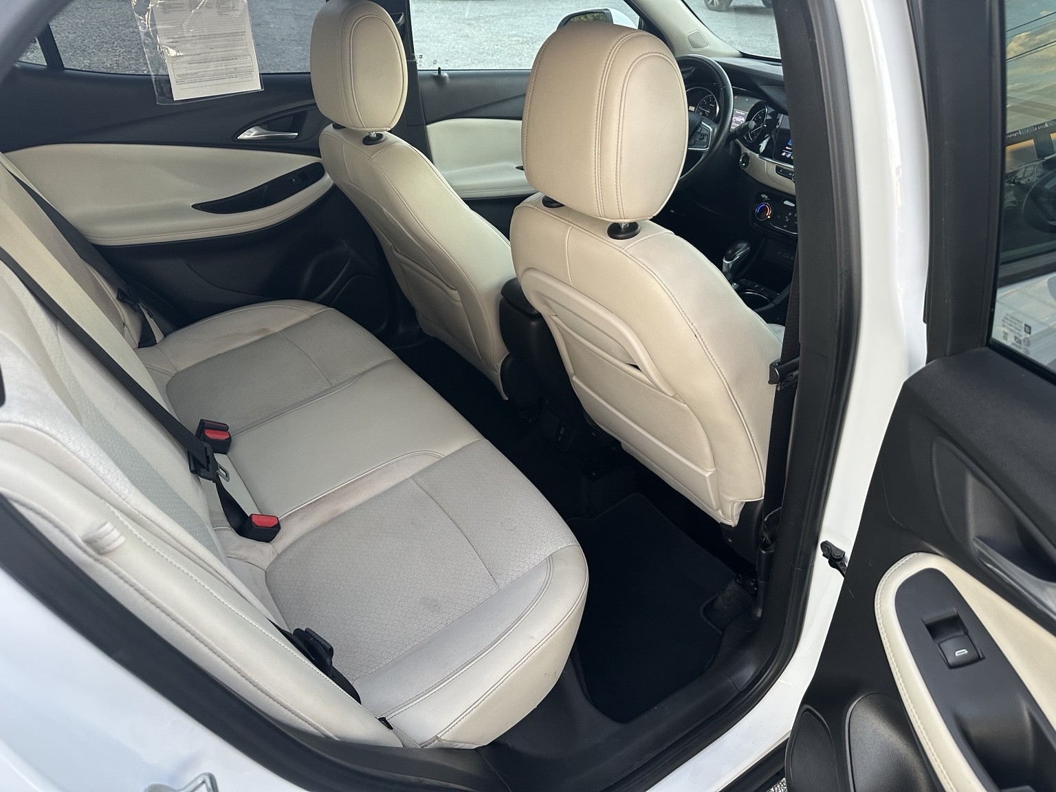 White 2020 Buick Encore GX Preferred rear seating